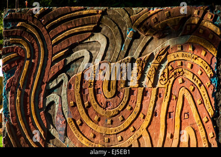 Relief Sculpture Art Work Central Asuncion Paraguay Stock Photo Alamy