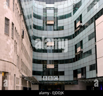 Bbc Broadcasting House Portland Place London W A Aa Stock Photo