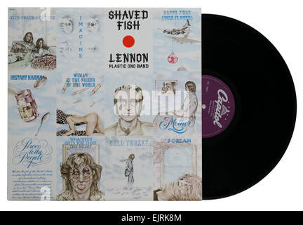 SHAVED FISH LP COVER JOHN LENNON Stock Photo Alamy