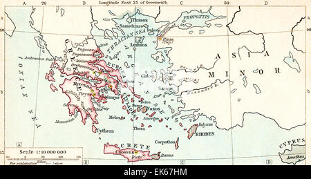 Ancient Map of Asia Minor