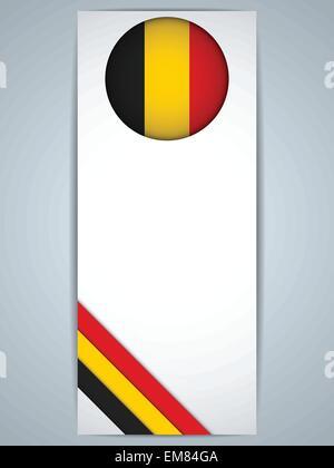 Belgium Country Set Of Banners Stock Vector Image Art Alamy