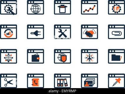 Software Development Icon Set Vector Symbols To Be Used For Software