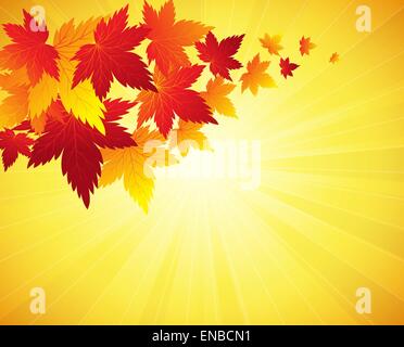 Colorful Autumnal Design Template EPS 8 Stock Vector Image Art Alamy