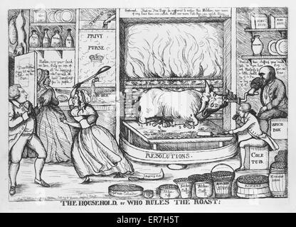 Woman And Spit Roast Fire Stock Photo Alamy