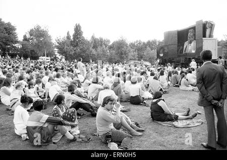 graham billy evangelist crusade mission christian england american alamy cliff richard athletics palace crystal villa park religion stadium birmingham 6th