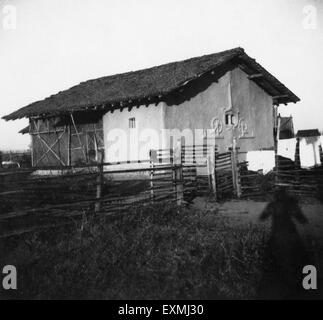 Mahatma Gandhi Hut At Sevagram Ashram Wardha Maharashtra India