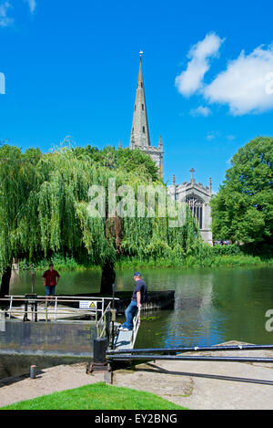 A Lock On The Stratford Upon Avon Canal Preston Bagot Flight Of Locks