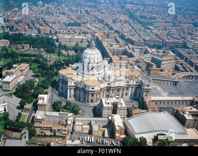 Geography / Travel, Italy, Rome, Vatican, Saint Peter's Square And St ...