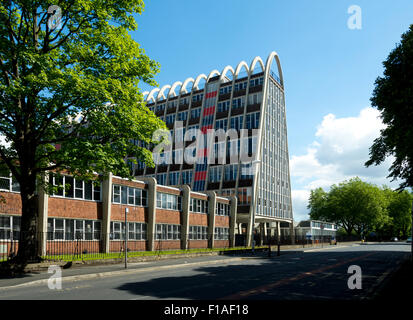 toast rack hollings lane known hall building old fallowfield manchester england alamy howitt 1960