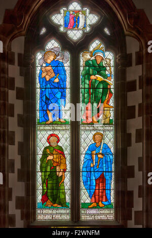 William Morris Stained Glass All Saints Church Sheepy Magna Stock Photo Royalty Free Image