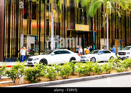 Gucci store overhead sign on Rodeo Drive in Beverly Hills California Stock Photo: 88422312 - Alamy