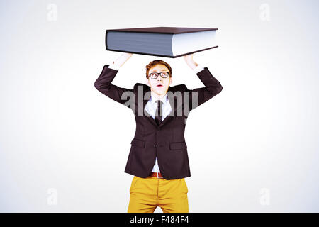 Composite Image Of Businessman Holding His Jacket Stock Photo Alamy