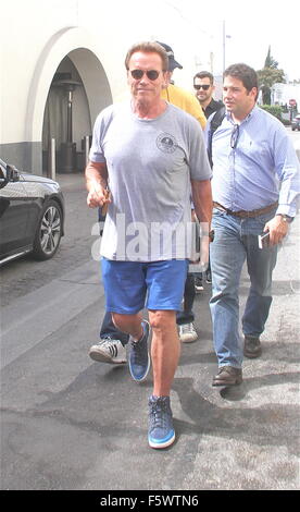 Arnold Schwarzenegger Wearing Sportswear For One Day For The Kias