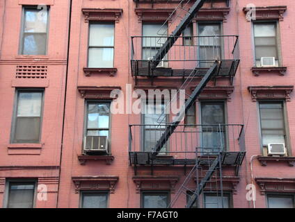 Apartment Building Fire Escape Ladder fire escape steel ladder on white apartment building facade in new Apartment Building Fire Escape Ladder fire escape steel ladder on white apartment building facade in new