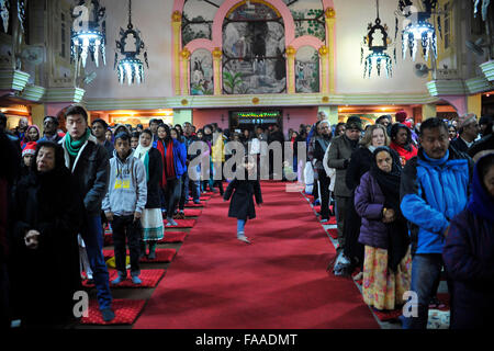 NEPAL Kathmandu, catholic Assumption Church / katholische Kirche Stock