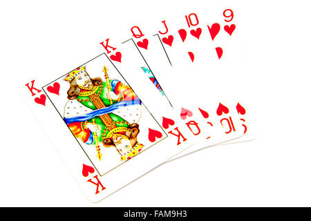 Poker hand all same suit