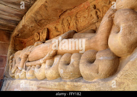 Cave Cut Into Sandstone Hill Kms From Vidish Gupta Shrines Gods Walls