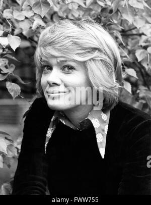 Die Fernsehansagerin und Moderatorin Hanni Vanhaiden, Deutschland 1970er ...