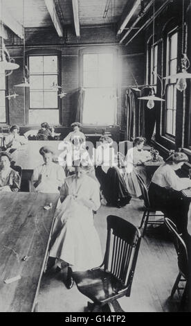 circa 1910 daycare photograph antique alamy economics sew class teacher