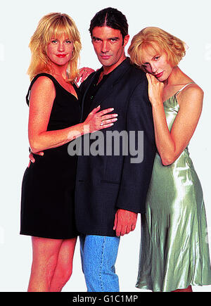 Antonio Banderas Daryl Hannah Melanie Griffith Two Much (1995 Stock 