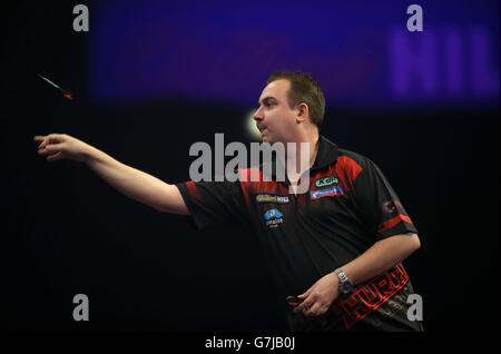 Mickey Mansell During His Match Against Jonny Clayton During Day Nine