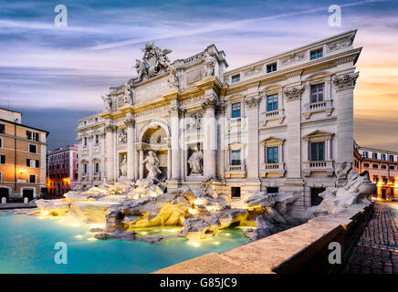 Fountain Di Trevi In Rome Italy Stock Photo Alamy