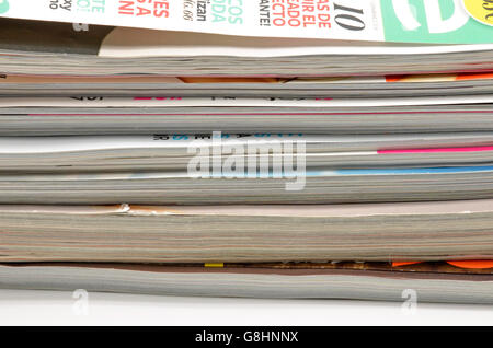 Detail Of Fashion Magazines Stacked Detail Of Fashion Magazines Stacked