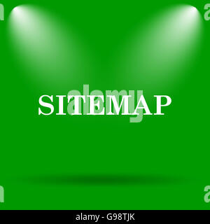 Sitemap Icon Internet Button On Blue Background Stock Photo Alamy