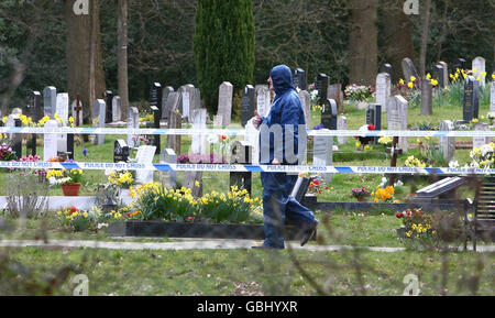 Police Exhume Unidentified Body Stock Photo Alamy