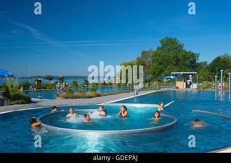 open air bath in meersburg lake constance baden wuerttemberg germany gdepaj