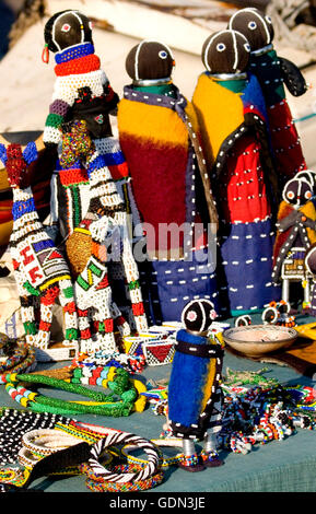 Traditional South African Ndebele Doll Stock Photo, Royalty Free Image