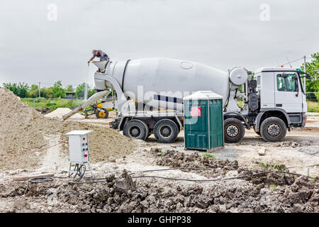 Concrete Mixer Driver industrial machinery with water jet stock photo royalty free image 103318114 alamy Concrete Mixer Driver industrial machinery with water jet stock photo royalty free image 103318114 alamy
