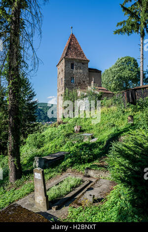 Fort In City, Sighisoara Citadel, Mures County, Transylvania, Romania Stock Photo 