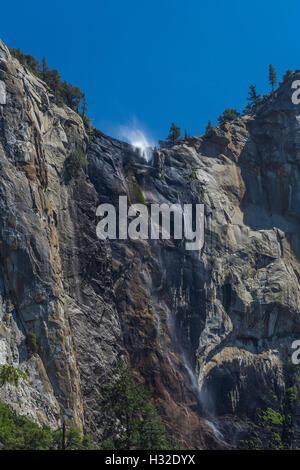 Bridalveil Fall Viewed From Yosemite Valley Yosemite National Park