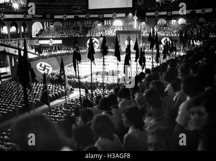 Cultural Event Of The BDM In The Berlin Sports Palace 1935 Stock Photo