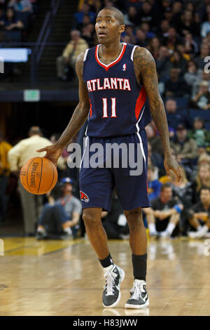 Atlanta Hawks Guard Jamal Crawford Celebrates With Fans After