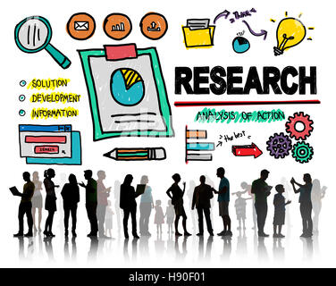 Research Exploration Facts Feedback Report Concept Stock Photo Alamy