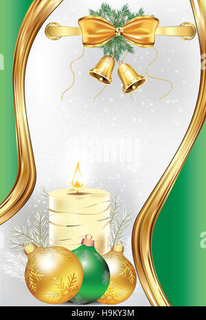 Christmas And New Year Card Stock Photo Alamy