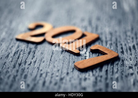 Some Wooden Numbers Forming The Number 2017 As New Year On A Rustic Some Wooden Numbers Forming The Number 2017 As New Year On A Rustic