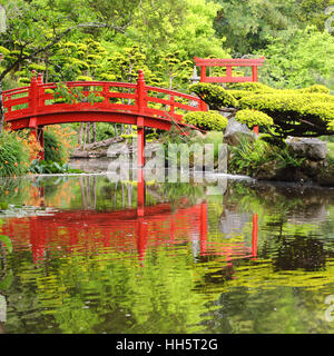 Red Japanese Garden Bridge red bridge in japanese garden stock photo, royalty free image Red Japanese Garden Bridge red bridge in japanese garden stock photo, royalty free image