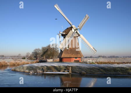 Polder Mill Krimstermolen 1904 In Zuidwolde The Netherlands In