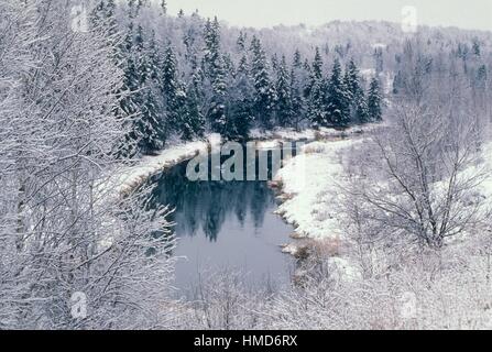 winter creek curve snow trees water reflections mysterious mist of nature open water of junction creek with fresh snow greater sudbury stock photo 27023627 alamy winter creek curve snow trees water reflections mysterious mist of nature open water of junction creek with fresh snow greater sudbury stock photo 27023627 alamy