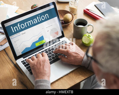 Information Performance Analysis Report Graphic Concept Stock