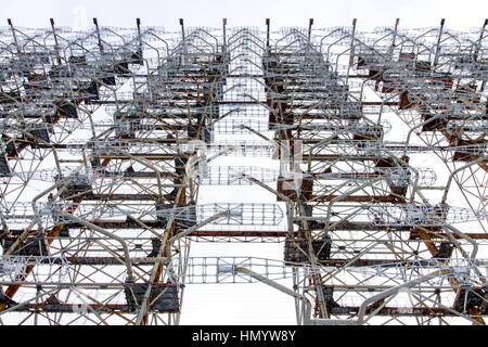 Military Radar From Cold War Era, Side View Stock Photo, Royalty Free ...