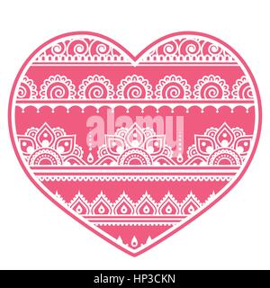 valentine u0027s day heart mehndi indian henna tattoo pattern stock valentine u0027s day heart mehndi indian henna tattoo pattern stock