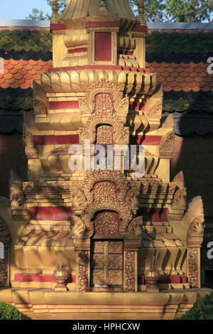 Cambodia Siem Reap Preah Promreath Temple Wall Mural Painting