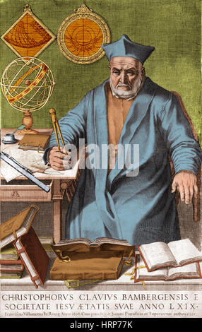 Christopher Clavius, German Jesuit Mathematician And Astronomer Stock ...