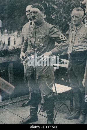 Adolf Hitler Portrait S B W Studio Posed Head And Shoulder