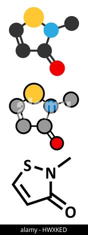 Methylisothiazolinone Mit Mi Molecule It Is Preservative Powerful