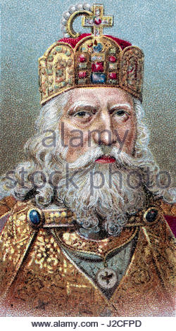 Portrait Of Charlemagne, Charles The Great, King Of The Franks (ruled 